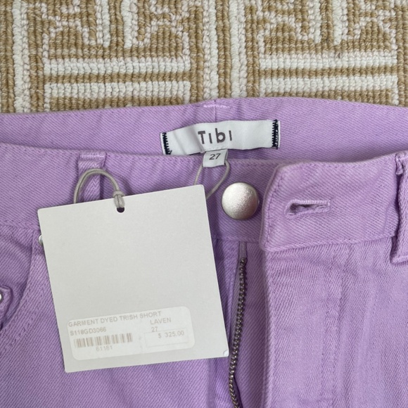 Tibi Lavender Shorts - Picture 4 of 4